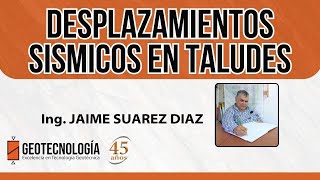 DESPLAZAMIENTOS SISMICOS EN TALUDES [upl. by Alieka]