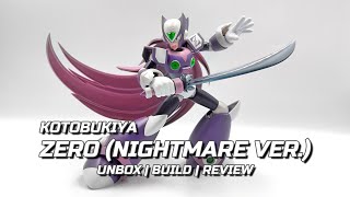 REVIEW KOTOBUKIYA  MEGAMAN X  ZERO NIGHTMARE VER [upl. by Proudfoot]