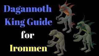 OSRS  Dagannoth King Guide for Ironnmen [upl. by Lehcin]