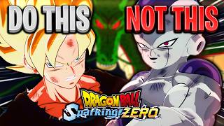 Things I Wish I Knew Earlier In Dragon Ball Sparking Zero Tips amp Tricks [upl. by Imotas]