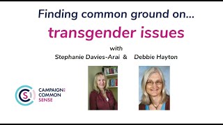 Finding common ground … on transgender issues [upl. by Clayborne]