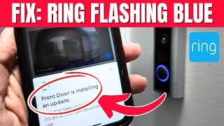 Ring Doorbell Flashing Blue Light SOLUTION [upl. by Palgrave725]