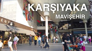 4K Izmir KARŞIYAKA Walking Tour  Hilltown mall to Mavibahçe mall  🇹🇷 Turkey Travel 2021 [upl. by Callas859]