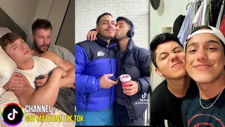 GAY COUPLE TIKTOKS COMPILATION 77  Gays Boyfriends 🌈✨ [upl. by Luhem619]