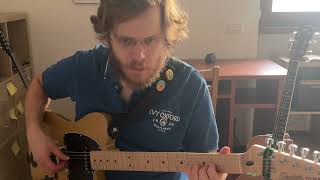 Now and Then  Beatles  Fingerstyle Cover on Custom Squier Telecaster [upl. by Tildie357]