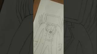 Drawing of Titan TV man [upl. by Alikam]