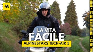 Alpinestars TechAir 3 la vita facile  Motofestival my2023 [upl. by Durante616]