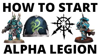 How to Start an Alpha Legion Army in Warhammer 40K 10th Edition [upl. by Selassie]