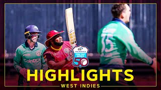 Highlights  West Indies v Ireland  Ireland Win a Thriller to Claim Series  3rd CG Insurance ODI [upl. by Nylidam514]