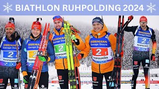 Biathlon Staffel Ruhpolding Deutsche Staffel auf Podiumsjagd [upl. by Nuahsor]