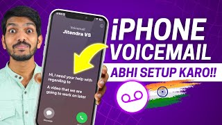 iPhone Voicemail Kaise Use Kare Setup amp Turn On Voicemail Settings in iPhone [upl. by Neiht]