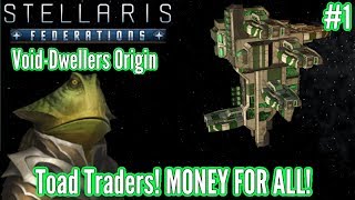 Stellaris  Federations DLC 1  Void Dwellers Origin  Trade Toads [upl. by Gleich]