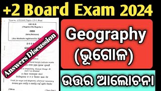 CHSE Board Exam 2024 GEOGRAPHY  Question Paper Solved  chse boardexam [upl. by Theresita508]