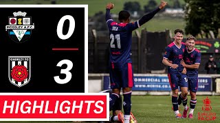 HIGHLIGHTS  Mossley AFC 03 Chorley [upl. by Nylorak124]