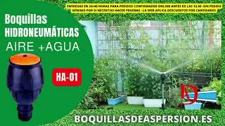 Aspersores de Riego para Césped Huertos y Cultivos Aspersor Giratorio 360º Difusores de Agua HA01 [upl. by Akilaz]