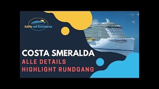 Costa Smeralda Rundgang  Full Ship Tour  Tour a piedi della Costa Smeralda [upl. by Nrek109]