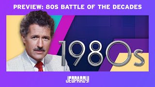 The Battle of the Decades  1980s  JEOPARDY [upl. by Aklim]