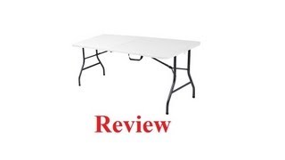 Mainstays 6Foot Long CenterFold Table Review [upl. by Nyvar211]