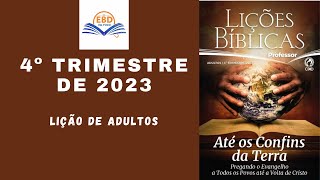 Apresentação do 4º Trimestre de 2023  CPAD Revista de Adultos [upl. by Itsirhc341]