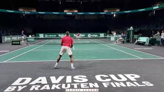 Davis Cup Finals 2022 Top 10 Best Practice Points  Tiafoe Musetti Kokkinakis Coric VDZ [upl. by Noremmac]