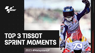 Top 3 Tissot Sprint Moments 🙌  2023 MalaysianGP [upl. by Ytsirc]