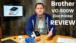 Brother VC500W Zink Printer Review [upl. by Yrailih]