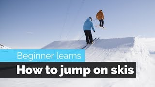 How to Jump on Skis  a Beginner Skiers Progression [upl. by Naman868]