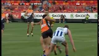 Israel Folau goals  AFL [upl. by Birk]