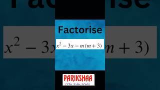 Factorise X2  3x  m  m  3  Important Question for Class 10  Board Exams  Polynomials [upl. by Wenger514]