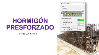 ROBOT STRUCTURAL  TUTORIAL 40 Hormigón presforzado prestressed concrete [upl. by Nueoras344]