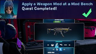 Apply a weapon Mod at a Mod Bench Fortnite [upl. by Amhser]