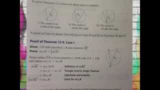 How do you prove the inscribed angle theorem [upl. by Kingsly928]