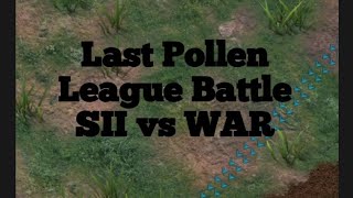 POLLEN LEAGUE LAST BATTLE SII vs WAR flawless victory like them all 0 points for everyone [upl. by Yawnoc913]