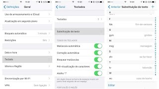 Como adicionar atalhos para frases no iPhone [upl. by Niwde]