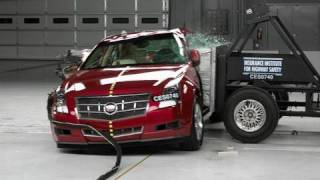 2008 Cadillac CTS side IIHS crash test [upl. by Pike868]