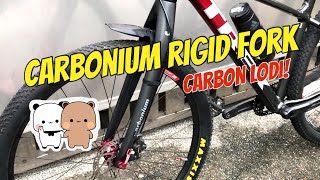 Solid at Budget Meal na Rigid Carbon Fork para sa mga Rich Kids  Carbonium by Bike Parts PH [upl. by Nodrog995]