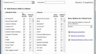 Peachtree Tutorial Modifying Screen Templates Sage Training Lesson 1412 [upl. by Bellanca]