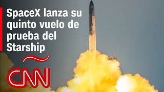 Sin precedentes el cohete Starship de SpaceX despega y aterriza en una ambiciosa prueba [upl. by Ignacius]