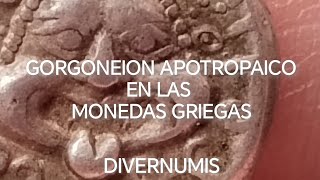 Gorgoneion apotropaico en las monedas griegas [upl. by Einial]