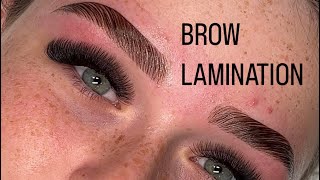 Satisfying brow lamination brows browlamination beforeandafter fyp viral [upl. by Cutlip603]