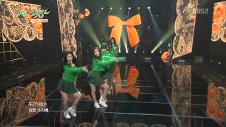 HIT 뮤직뱅크여자친구GFRIEND  유리구슬Glass Bead20150227 [upl. by Harrak17]