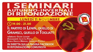 I seminari autunnoinvernali di Rifondazione [upl. by Anelaj]