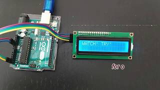 Arduino Using LCD1602 Display with I2C module Experiment  6  Get Started with Arduino [upl. by Leunad244]