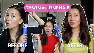 Dyson Air Wrap for Fine Hair Does it Really Work  Review and Tips [upl. by Rebekkah]