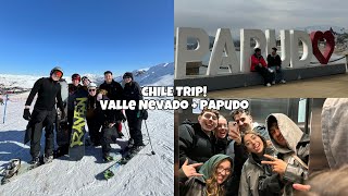 VIAGEM P CHILE VALLE NEVADO  PAPUDO🇨🇱🏂 [upl. by Kcirdneked892]