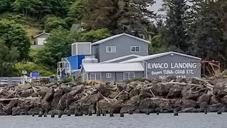 Ilwaco Landing before the fire Port of Ilwaco Washington A great loss for our community [upl. by Nylynnej]