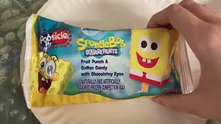 Trying out the Newly Redesigned SpongeBob Popsicle [upl. by Kassia200]