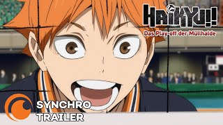 HAIKYU Das Playoff der Müllhalde  SynchroTrailer [upl. by Akehsal81]