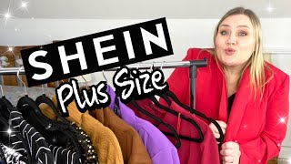 SHEIN plus size TRY ON HAUL  Winter Fashion [upl. by Gaither69]