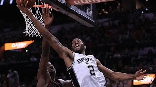 Kawhi Leonard Goes For 34 Points CareerHigh 8 Assists in Spurs Game 2 Victory  May 3 2017 [upl. by Ozan777]